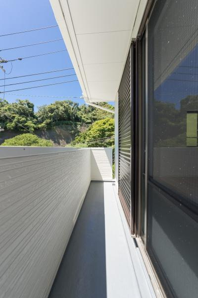 鎌倉市材木座４丁目の中古一戸建のバルコニー