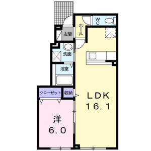 【間取り】 | メゾンドファミーユ手稲前田
