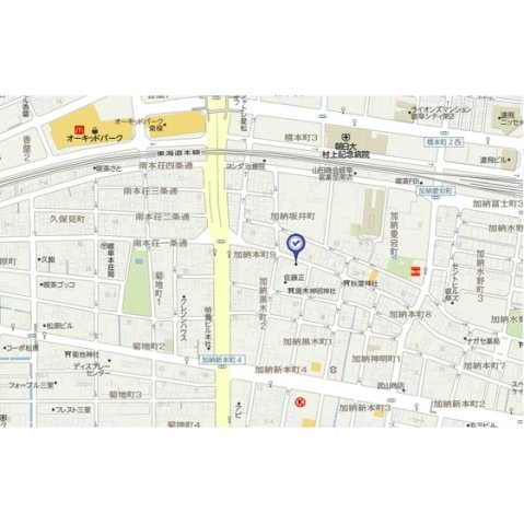 岐阜市加納本町９丁目の駐車場の外観