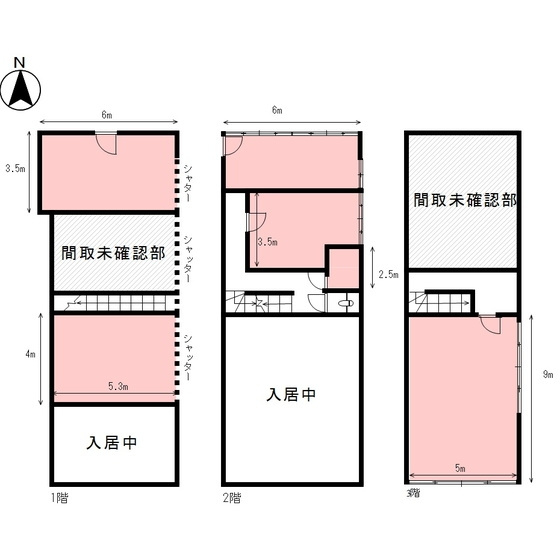 岐阜市問屋町２丁目の倉庫の外観