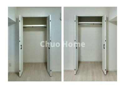 【収納】 | グリーンキャピタル金町 | 居室にはクローゼットを完備し、自由度の高い家具の配置が叶うシンプルな空間です。お子様の成長と必要になる子供部屋を与えるにはぴったりの間取りですね。