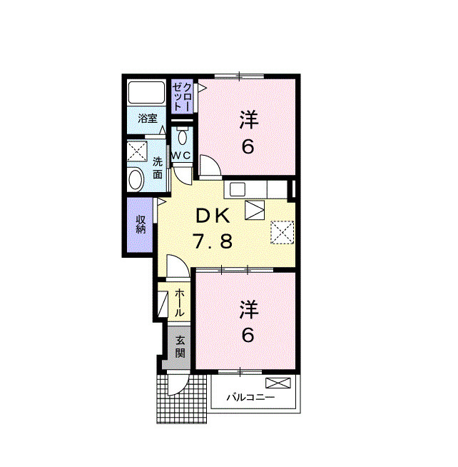 ダイアンサスの間取り