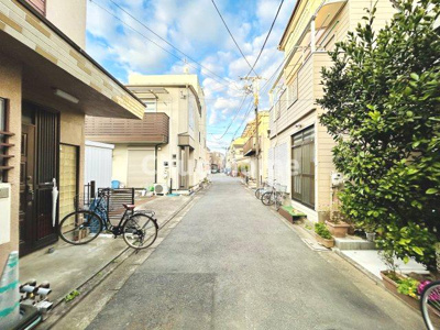 【前面道路含む現地写真】 | 江戸川区中葛西2丁目新築分譲住宅 | 全面道路