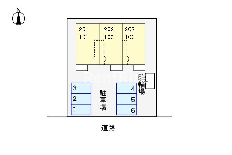 リセスガーデンⅢの駐車場|駐車場