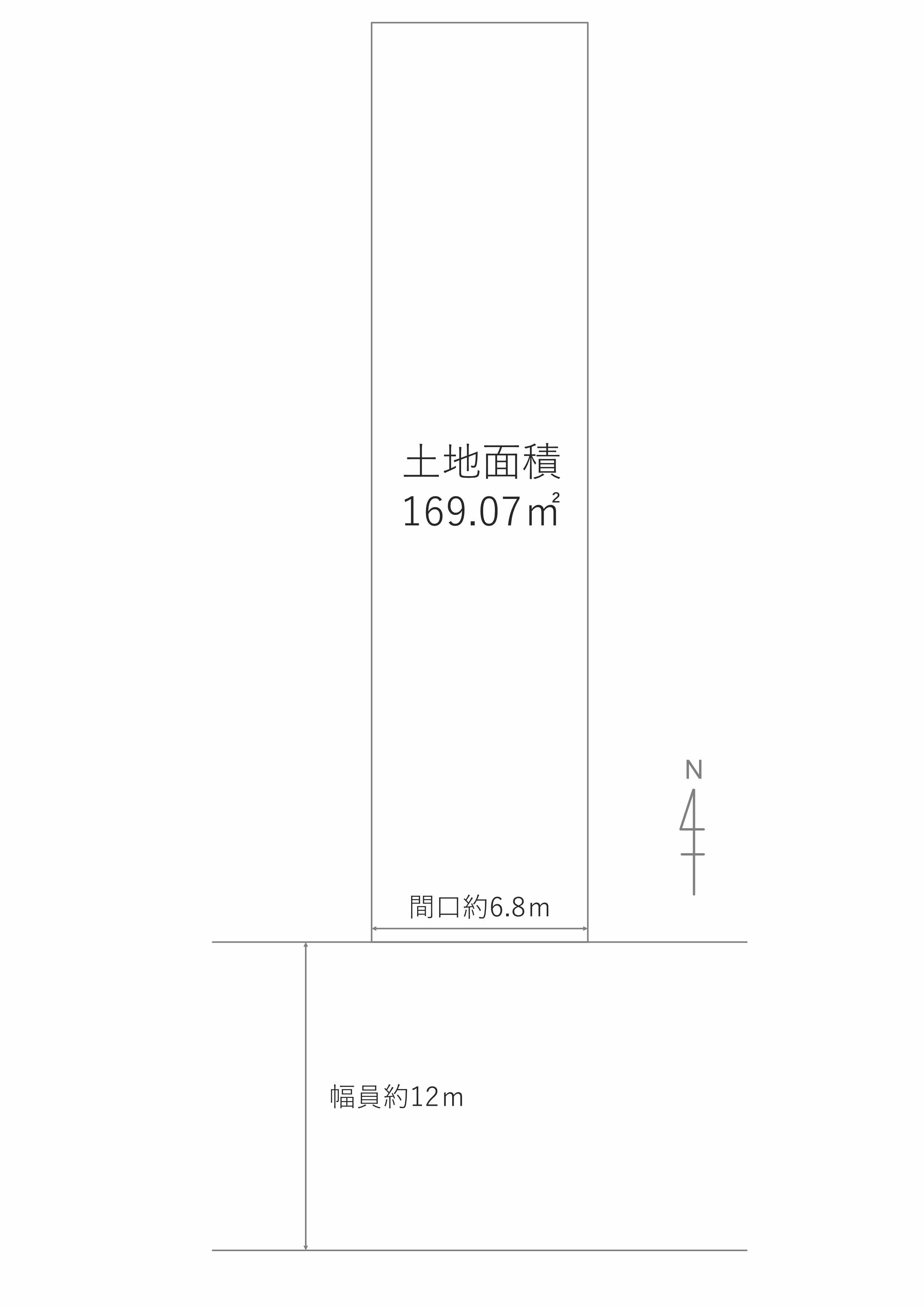名古屋市西区西原町土地の土地図