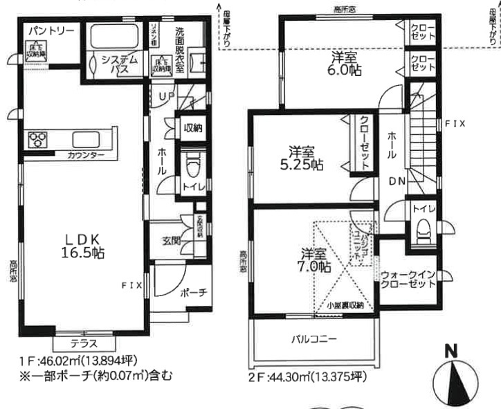 【横浜市保土ケ谷区法泉3丁目6-66新築戸建て】★仲介手数料無料★（初音が丘小学校・橘中学校）