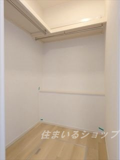 広島市安佐北区亀山３丁目のアパートの収納|ウォークインクローゼット