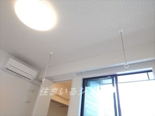 広島市安佐北区亀山３丁目のアパートのその他|室内物干し