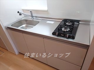 広島市安佐北区亀山３丁目のアパートのキッチン