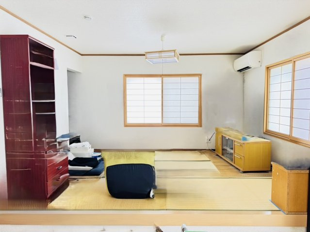 焼津市　石津　中古住宅　平屋建て　２LDＫの和室|リビングとつながる使い勝手の良い和室スペース♪