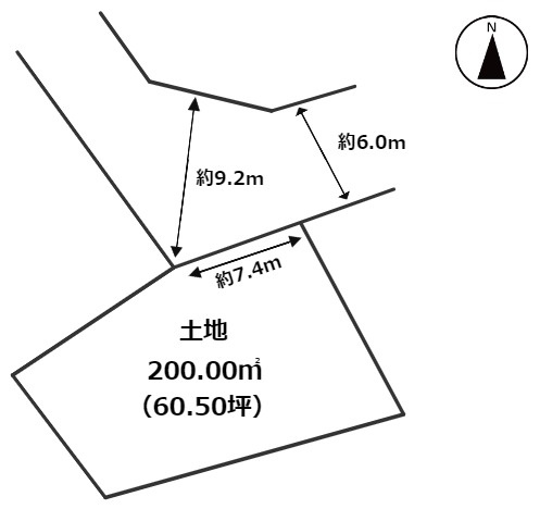 ＮＥＷ　榛原郡吉田町大幡　売土地　平坦地の土地図