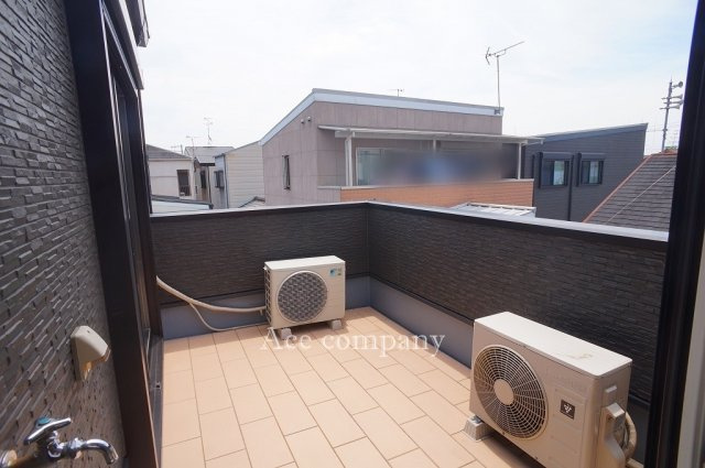 【バルコニー】 | 東大阪市森河内西2丁目 | 3階、南西向きのバルコニー☆水栓完備です☆