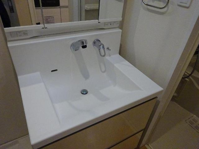 メルベージュの洗面所|洗髪洗面化粧台