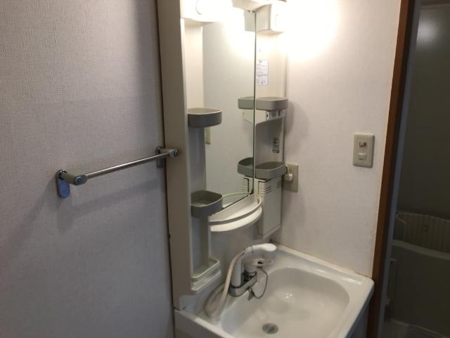 コーポエクセルⅡの洗面所|洗面