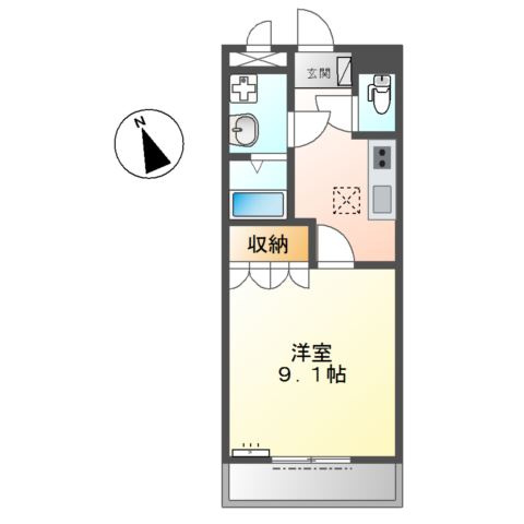 メゾン　ドゥ　シェリーの間取り