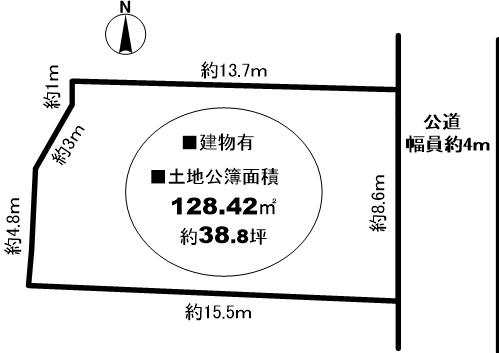 大和高田市築山　土地
