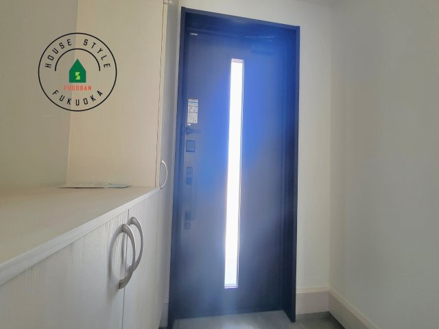 那珂川市今光8丁目第3-2棟（1号棟）の防犯設備|二重ロックでしっかり防犯対策ができます。