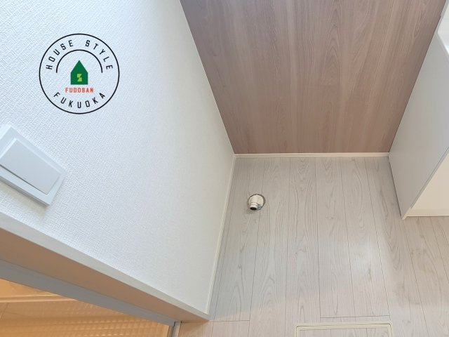 那珂川市今光8丁目第3-2棟（1号棟）のランドリースペース|ランドリースペースとなります。広々して有効的にご使用できます。 