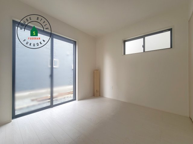 那珂川市今光8丁目第3-2棟（1号棟）の内観：施工例|将来的に、琉球畳を引きまして和室風にすることも可能です。