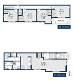 【名古屋市北区川中町23−19新築戸建1号棟】✨️仲介手数料無料✨️城北小学校・北陵中学校の画像