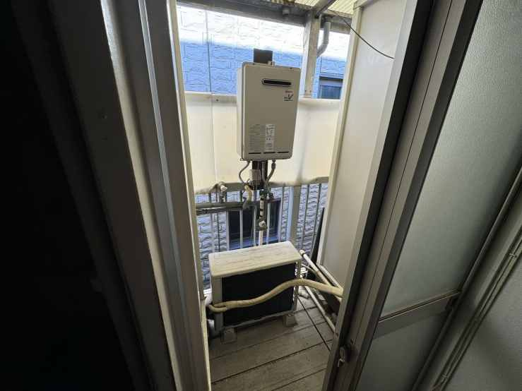 恵比寿セントラルのバルコニー