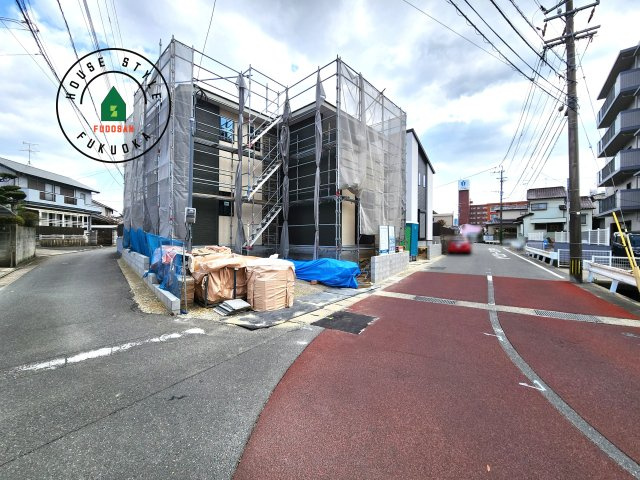 那珂川市今光8丁目第3-2棟（2号棟）の前面道路含む現地写真|見学の時間などお気軽にお問い合わせ下さい。