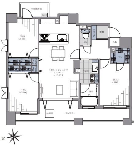 グランシティユーロパレス大山
