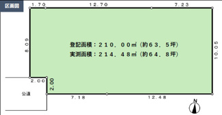 【土地図】 | 【売土地】越谷市南越谷3丁目