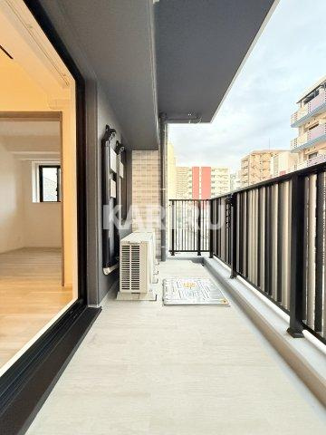 ルフォンプログレ南森町のバルコニー