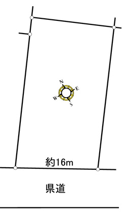 【土地図】 | 大室高原別荘地　古家付土地