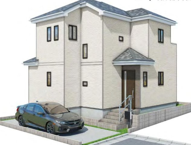 【仲介手数料無料】所沢市狭山ケ丘３１期　所沢市の新築住宅なら西武ハウジングの外観パース