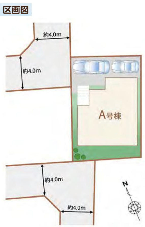 【仲介手数料無料】所沢市狭山ケ丘３１期　所沢市の新築住宅なら西武ハウジングの区画図