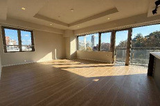 セボンパークビュー住吉の居間・リビング