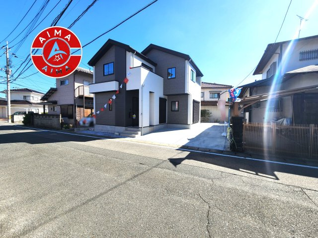 糸島市前原南2丁目第1-1棟(1号棟)　の前面道路含む現地写真|見学の時間などお気軽にお問い合わせ下さい。