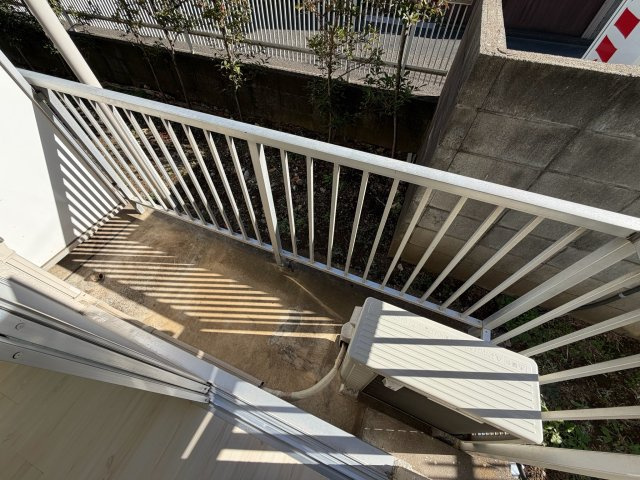 アレイ御幸のバルコニー|広々としたバルコニーです