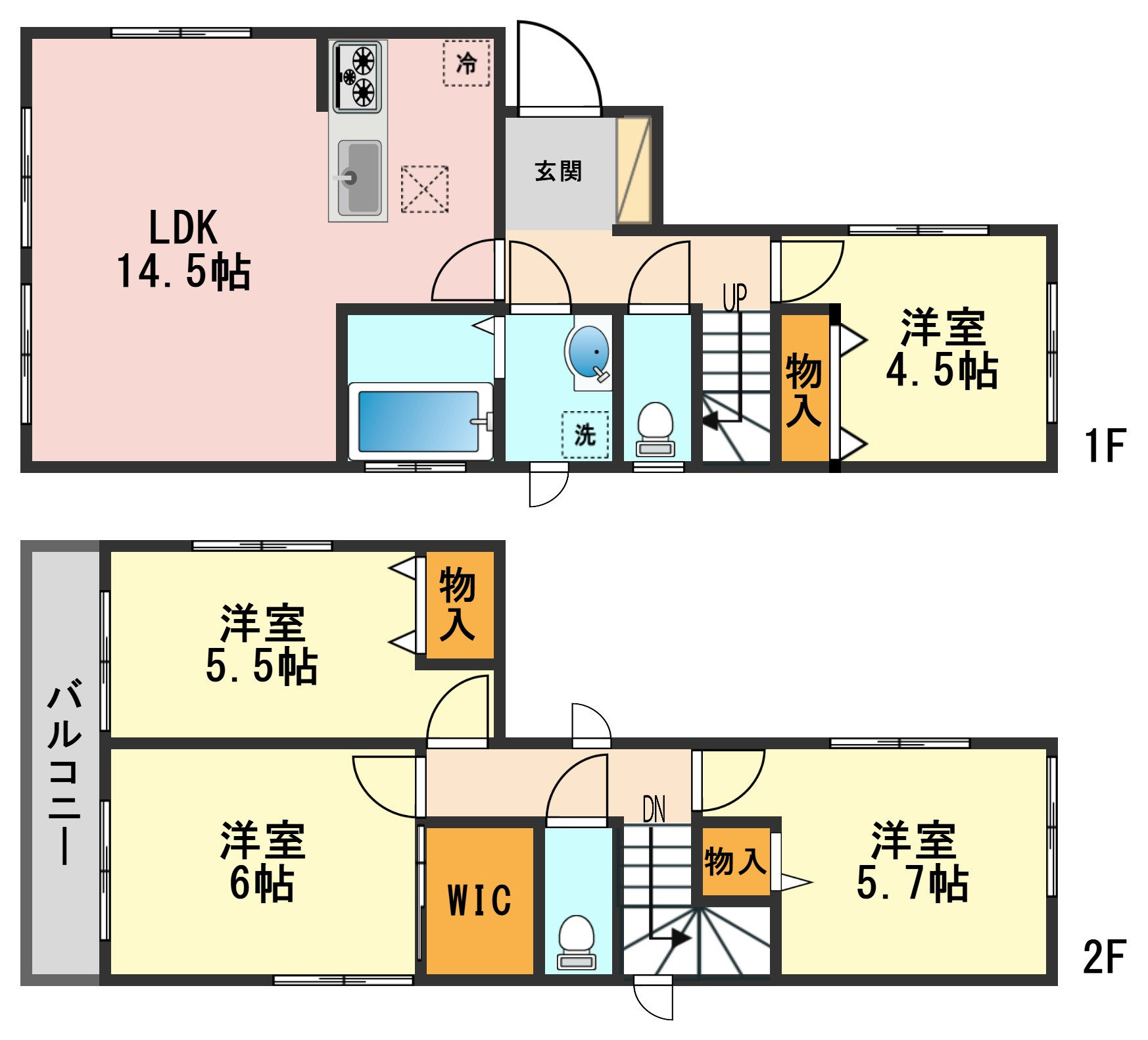 Kolet葛飾水元#02の間取り