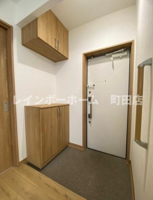 相模原市南区古淵２丁目のアパートの玄関|落ち着いた玄関です