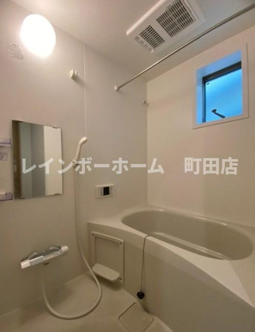 相模原市南区古淵２丁目のアパートの浴室|きれいなお風呂です