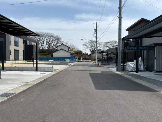 タマタウン　瑞穂市本田（本田小Ⅱ）　全3区画分譲の前面道路含む現地写真|■前面道路　■ヤマダ不動産　株式会社リライフ　
■夢のマイホーム購入をフルサポートします！