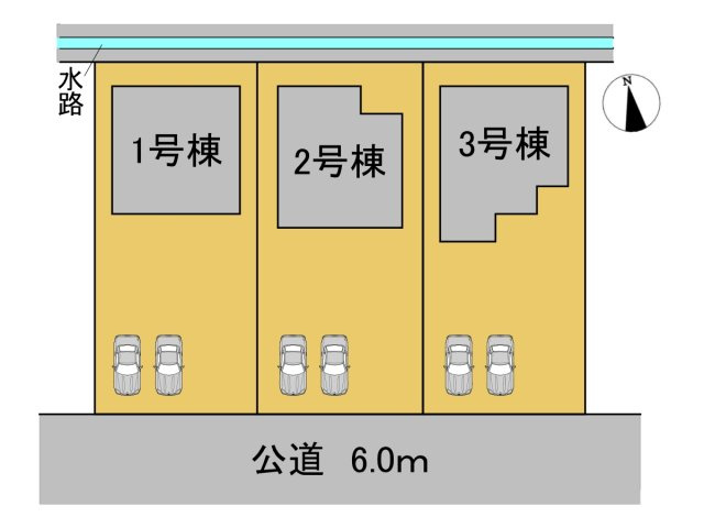 タマタウン　瑞穂市本田（本田小Ⅱ）　全3区画分譲の区画図|■区画図
■YAMADA電機の　ヤマダ不動産　株式会社リライフ　
いつでもお問合わせ下さい。