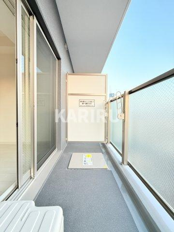 エグゼ大阪ＣＩＴＹルーエのバルコニー