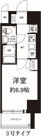 エグゼ大阪ＣＩＴＹルーエの間取り