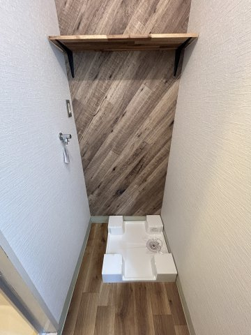 小型犬or猫ペット飼育可、洞峰公園近く：二の宮ハイツの設備|室内洗濯機置き場あり