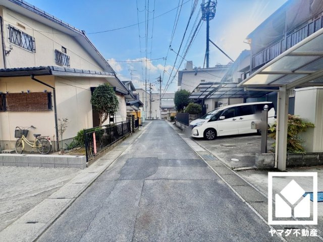 大津市坂本７丁目　６期１号棟の前面道路含む現地写真|12月2日　現地写真更新