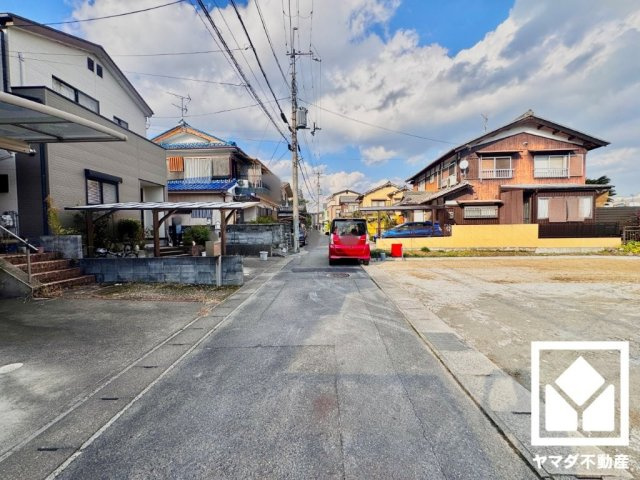 大津市坂本７丁目　６期１号棟の前面道路含む現地写真|12月2日　現地写真更新