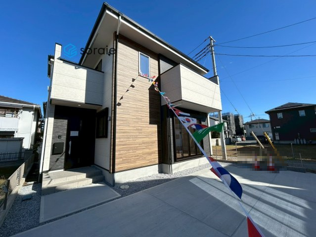 川越市新宿町7期　新築戸建の外観|令和7年12月12日撮影。