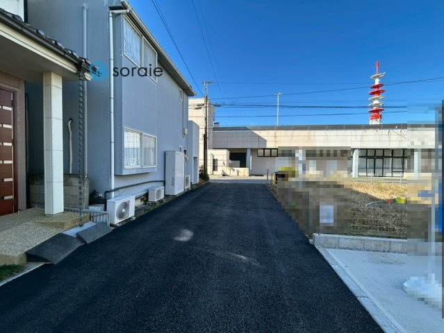 川越市新宿町7期　新築戸建の前面道路含む現地写真|令和7年12月12日撮影。