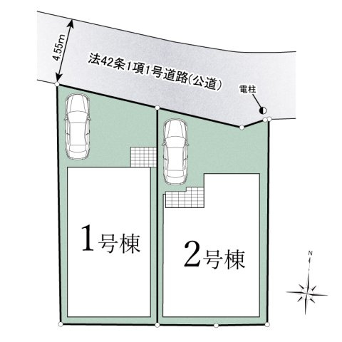 【区画図】 | ご家族様のプライベート空間が確保できる素敵な間取りです。また敷地ゆったりですので、おうち時間を楽しむのにもぴったりですね♪
