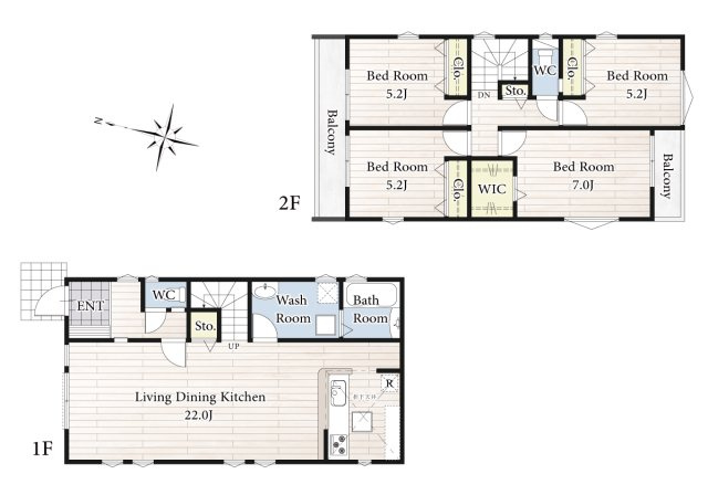 【間取り】 | １号棟の間取りです！ごゆっくりご見学いただけます。お休みの日にご家族で見学はいかがでしょう。