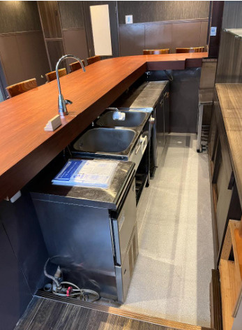 大阪市中央区東心斎橋１丁目の店舗一部のキッチン